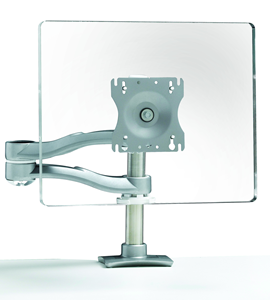 Single-Screen, Double Extension Monitor Arm
