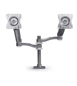 Dual-Screen, Double Extension Dual Height Monitor Arm
